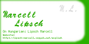 marcell lipsch business card